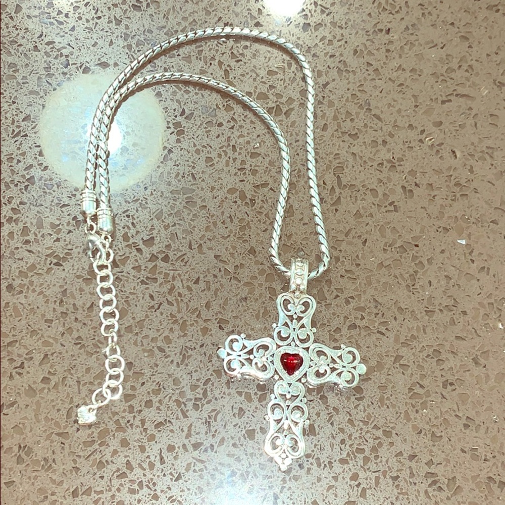 COPY - Brighton’s silver cross necklace